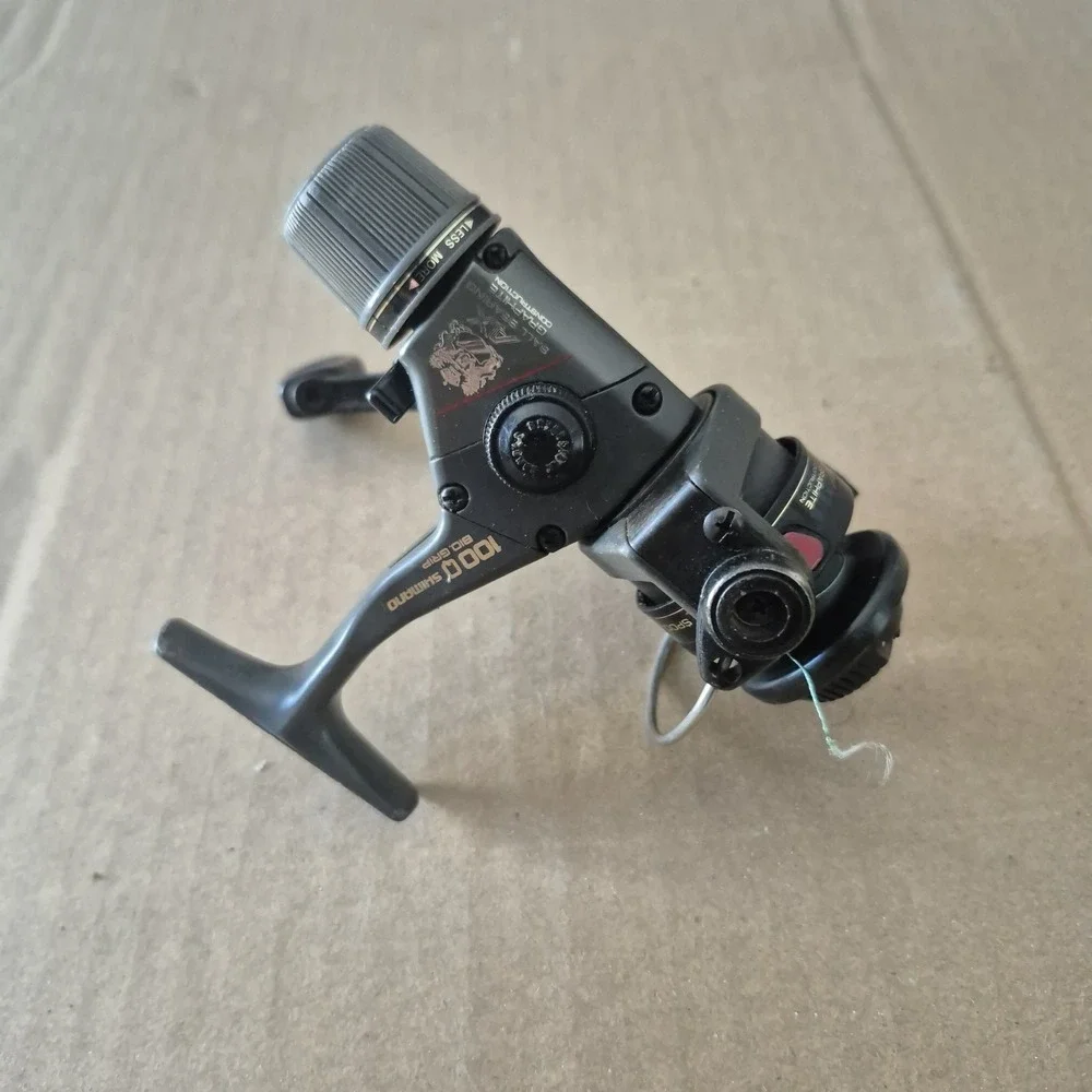 Shimano Vintage Spinning Reel AX 100Q Rear Drag Used Fishing